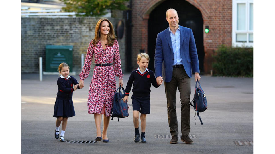 the cambridge family at george's school