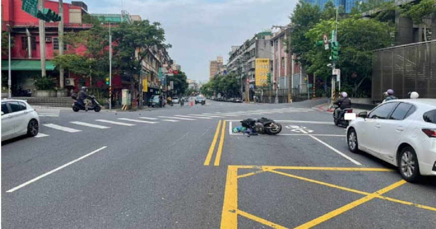 台北文山區驚魂車禍，竹聯幫成員吸毒駕車致死。(圖／翻攝畫面)