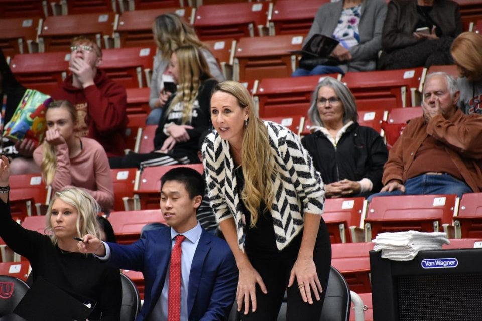 SUU women's basketball coach Tracy Sanders.