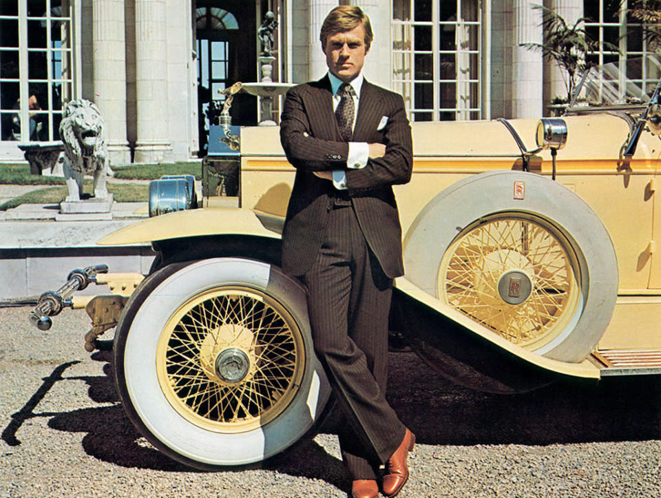 <p>Sorry, Leo! But Redford was the ultimate Jay Gatsby in the 1974 film version of <i>The Great Gatsby</i> – a little bit charming and mysterious, and a whole lot of handsome and suave. (Photo: Paramount/Getty Images)</p>