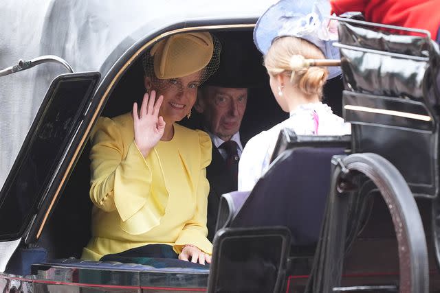 <p>James Manning/PA Images via Getty</p> Sophie, the Duchess of Edinburgh at Trooping the Colour 2024