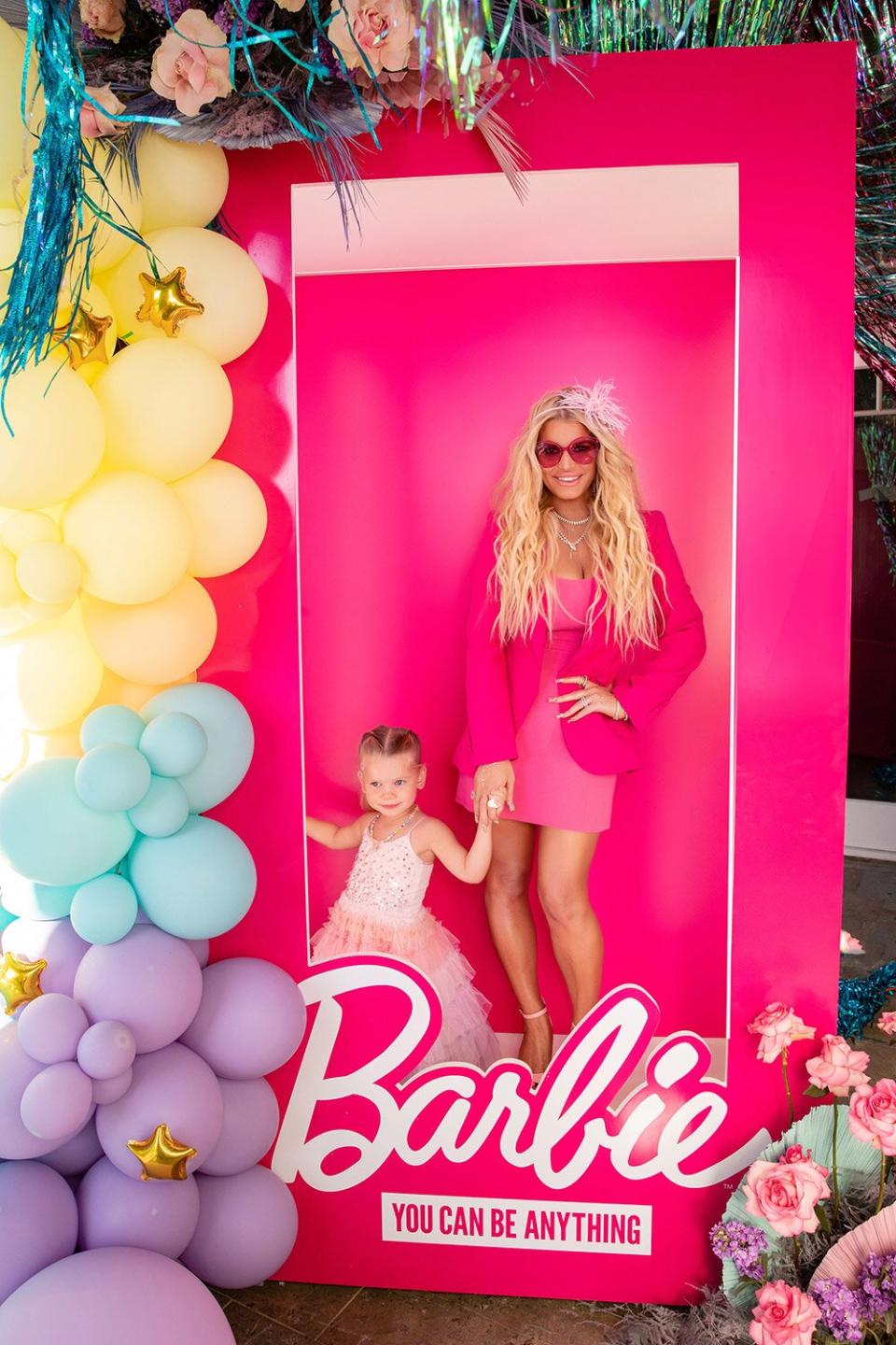 Jessica Simpson celebrated her youngest, Birdie's 3rd birthday with a Barbie Tutu themed party