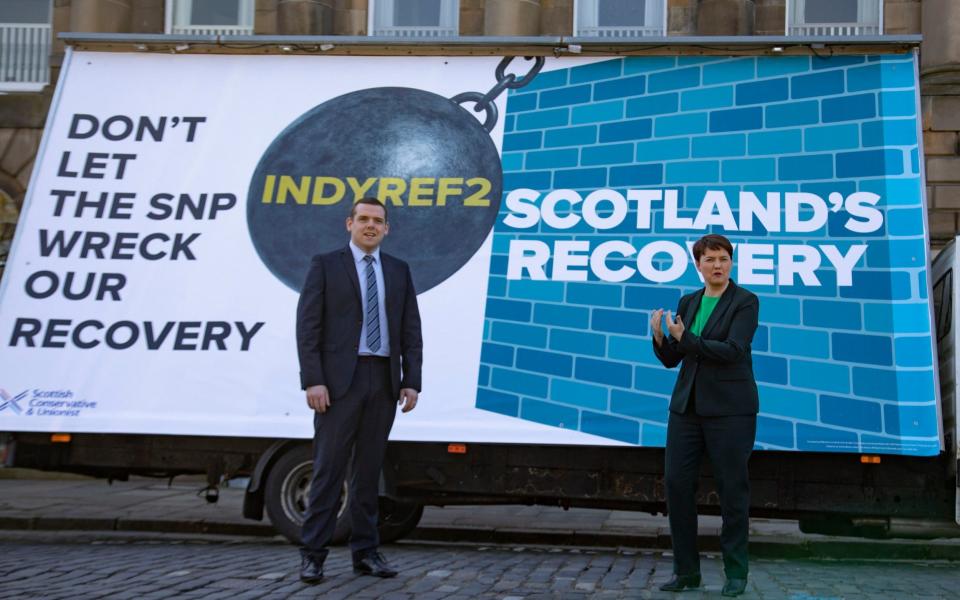 Scottish Conservative Leader Douglas Ross and Ruth Davidson - Alan Simpson Photography 