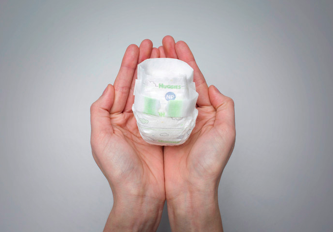 Huggies have introduced a range of super tiny nappies for babies weighing under 2 lbs [Photo: Huggies]