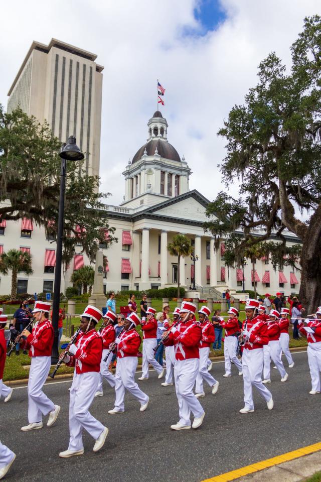 80 years in the making: Leon High's Marching Redcoats launch scholarship  drive