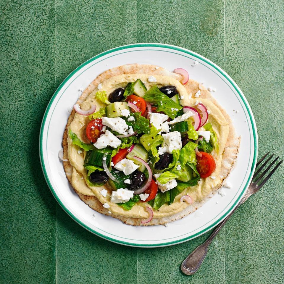 Greek Salad Flatbreads