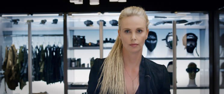 Charlize Theron as Cipher in 'The Fate of the Furious' (Photo: Universal Pictures)