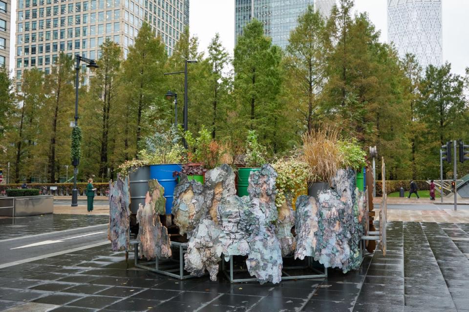 An art installation in Montgomery Square (Matt Writtle)