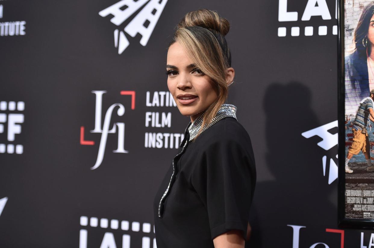 Leslie Grace, pictured at a screening for "In the Heights" in 2021, starred in "Batgirl," but Warner Bros. axed the $90 million film and will take a tax writeoff after reversing a plan by the company's former owner to release several original movies on HBO Max.