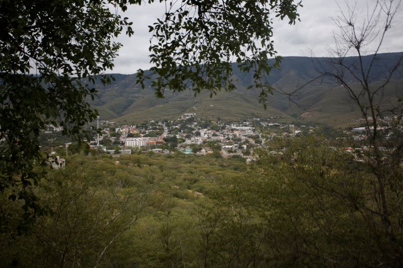 A general view shows the town of Jalpan de Serra in Queretaro