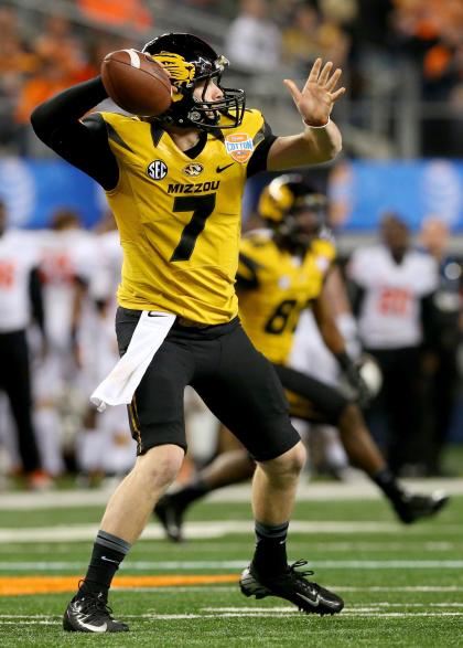 Missouri quarterback Maty Mauk. (Ronald Martinez/Getty Images)