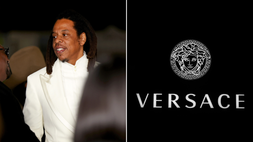 Jay-Z’s Roc Nation announces partnership with Versace (Photos: Getty Images and Adobe Stock)