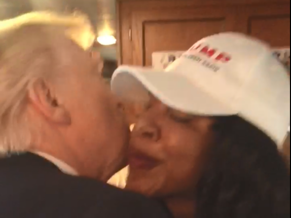 A former campaign aide for Donald Trump has said a video proves her claim the president kissed her without her consent in 2016.Alva Johnson, who spent months working on Mr Trump’s campaign, first came forward in February when she announced she was suing the president over the alleged incident. She told the Washington Post at the time that Mr Trump was with her at a rally in Florida in August 2016 when he went in to kiss her without warning. She said she managed to turn her head in time so his lips only hit the side of her mouth.“I immediately felt violated because I wasn’t expecting it or wanting it,” she told the newspaper.Mr Trump’s office immediately denied the event had ever occurred and White House spokeswoman Sarah Huckabee Sanders described the allegations as “absurd” and “directly contradicted by multiple highly credible eyewitness accounts”.Now, lawyers for Mr Trump have released a short 15-second video which they claim shows Ms Johnson's accusations are baseless.In the short clip Mr Trump can be seen amid dozens of campaign staff leaning in and kissing the side of Ms Johnson’s face while he also shakes her hand.After he pulls back Ms Johnson can be heard saying she had worked “eight months for you… we’re going to get you into the White House”. Mr Trump replies: “Thank you.”However, despite Ms Johnson’s lawyers claiming the video proves her allegation, lawyers for Mr Trump said it showed the opposite.In a court filing, an attorney for Mr Trump said the claims were “unmeritorious and frivolous” and the video only showed an “innocent interaction that is mutual – and not forcible”.Hassan Zavareei, a lawyer for Ms Johnson, admitted in a statement not everyone would have felt “violated” by the encounter but said his client felt “confused and uncomfortable” by Mr Trump’s kiss.Her lawsuit, filed in February, states: "To Defendant Trump, however, Ms. Johnson was nothing more than a sexual object he felt entitled to dominate and humiliate.“Like he has done with so many other women, Defendant Trump violated norms of decency and privacy by kissing Ms. Johnson on the lips without her consent."Ms Johnson said she only realised the gravity of what had happened weeks after the incident when the now infamous Access Hollywood tape of Trump bragging about groping women was released."I felt sick to my stomach,” Ms Johnson said. “That was what he did to me.” Shortly afterwards she quit his campaign, just three weeks before the election.Ms Johnson has become the latest of more than a dozen women to accuse Mr Trump of some kind of sexual misconduct.Most recently, columnist E Jean Carroll alleged the president sexually assaulted her before trying to rape her in a New York department store changing room more than 25 years ago. Mr Trump denied the claim, saying he had never even met Ms Carroll, despite photographs showing the pair together at a party.