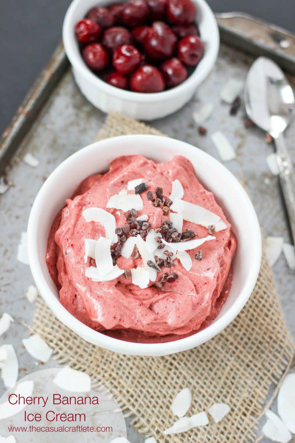 Cherry Banana Ice Cream