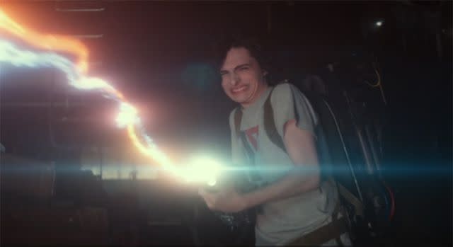 Courtesy of Sony Pictures Finn Wolfhard in 'Ghostbusters: Frozen Empire'