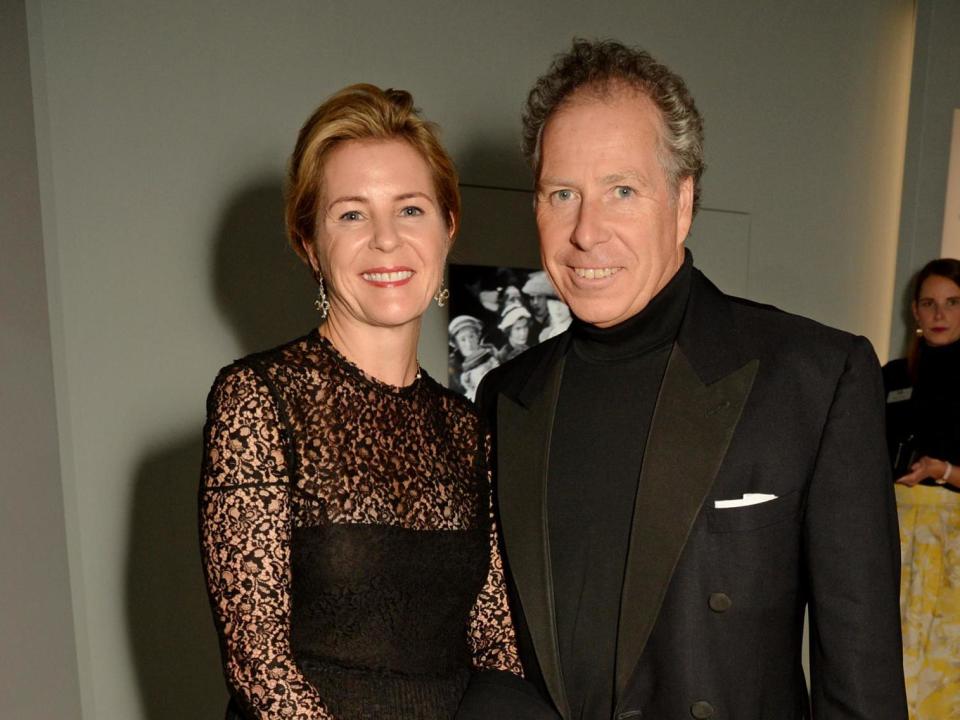 David Armstrong-Jones, the Earl of Snowdon, and Serena Armstrong-Jones, the Countess of Snowdon, at the V&A Museum's Christian Dior exhibition on 29 January 2019: Richard Young/Shutterstock