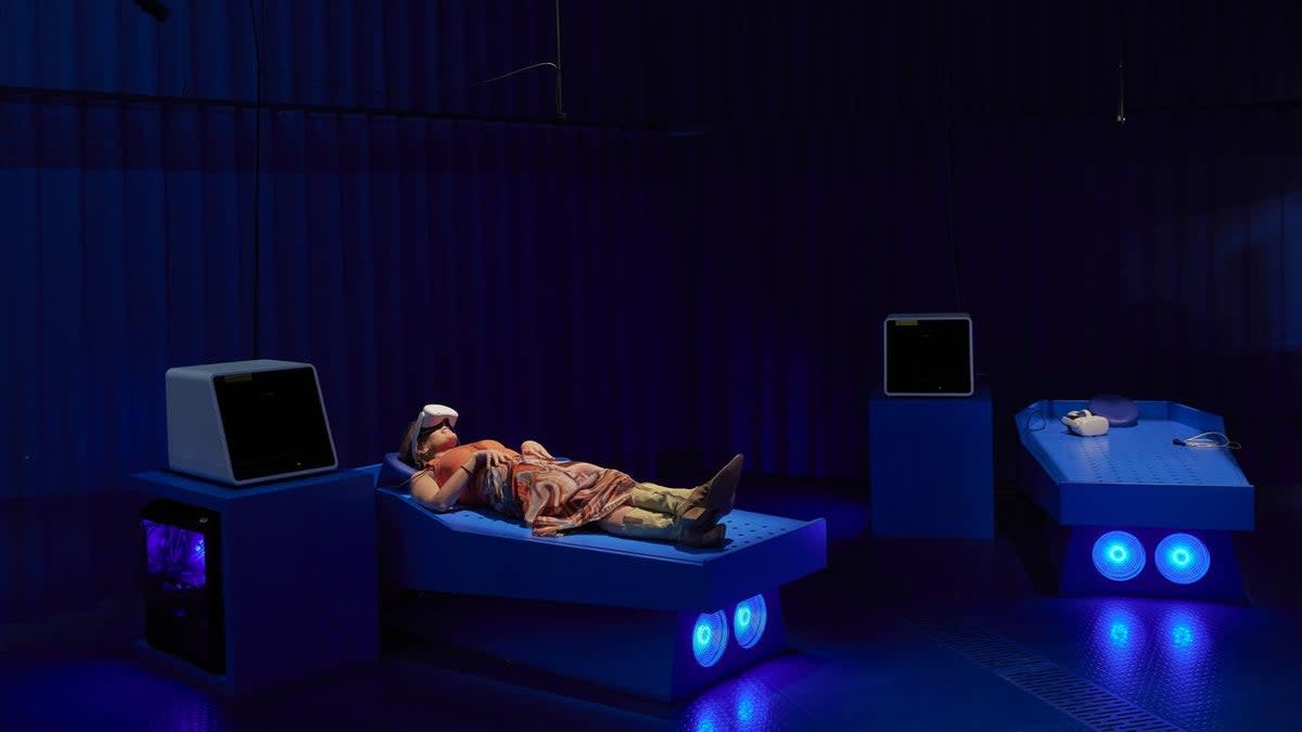 The extended reality simulation, titled Passing Electrical Storms, is billed as a ‘deeply affecting, out-of-body’ experience (National Gallery of Victoria, Melbourne / Shaun Gladwell)