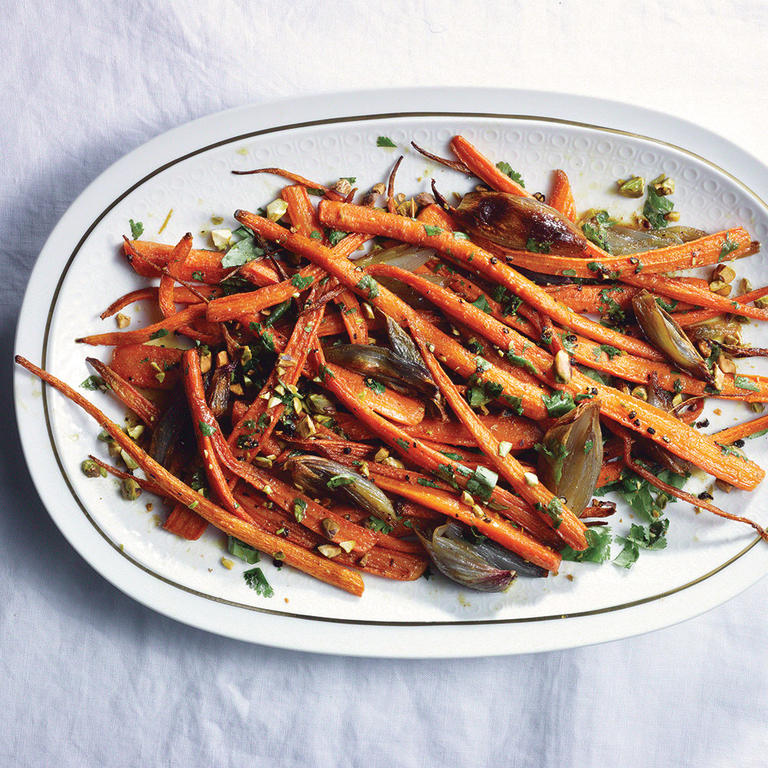 Roasted Carrots with Citrus Dressing