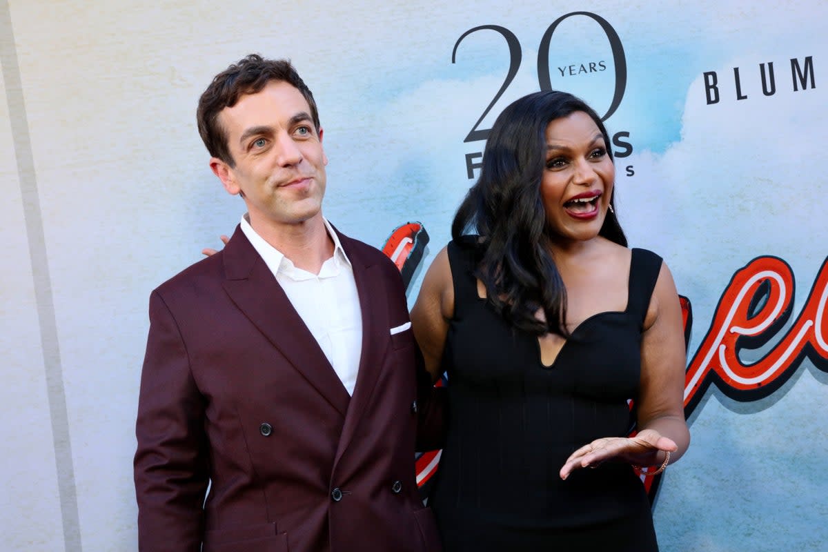 BJ Novak and Mindy Kaling (Getty Images)