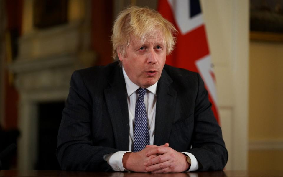 Boris Johnson has addressed the nation at Downing Street - Kirsty O'Connor/PA Wire