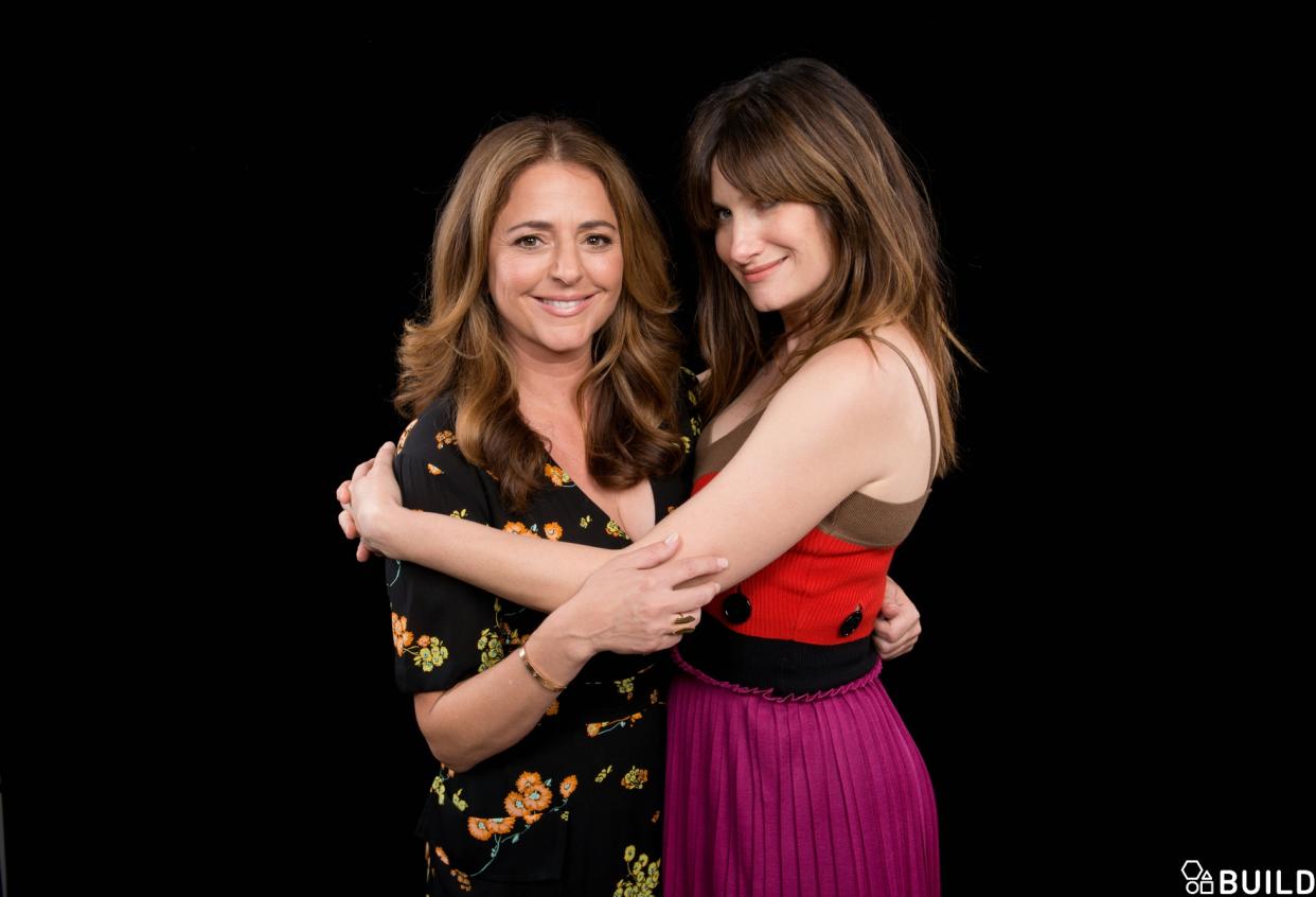 Kathryn Hahn and Annie Mumolo visit AOL Hq for Build on July 19, 2016 in New York. Photos by Noam Galai