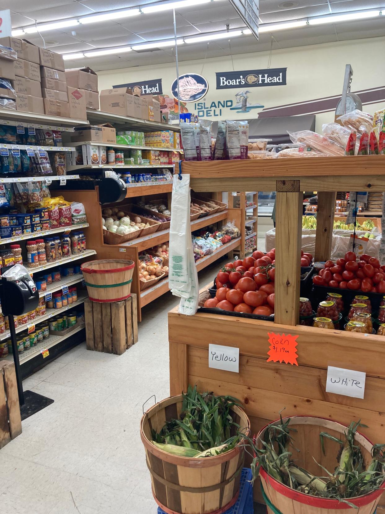 The new owners of the Tybee Market IGA have expanded the grocery store's produce department.