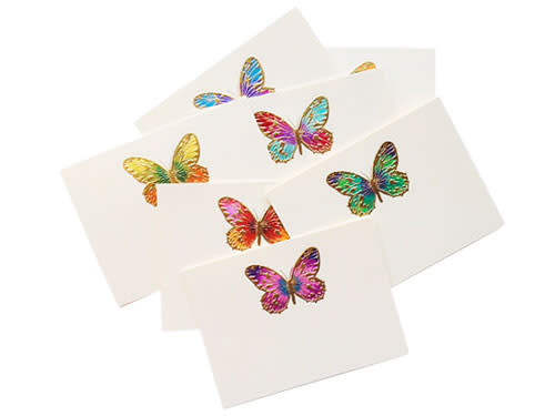 Hand-Painted Butterfly Place Cards