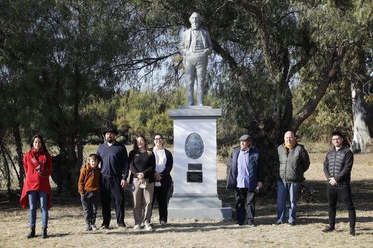 El busto de Mitre es un orgullo para los habitantes de La Mascota