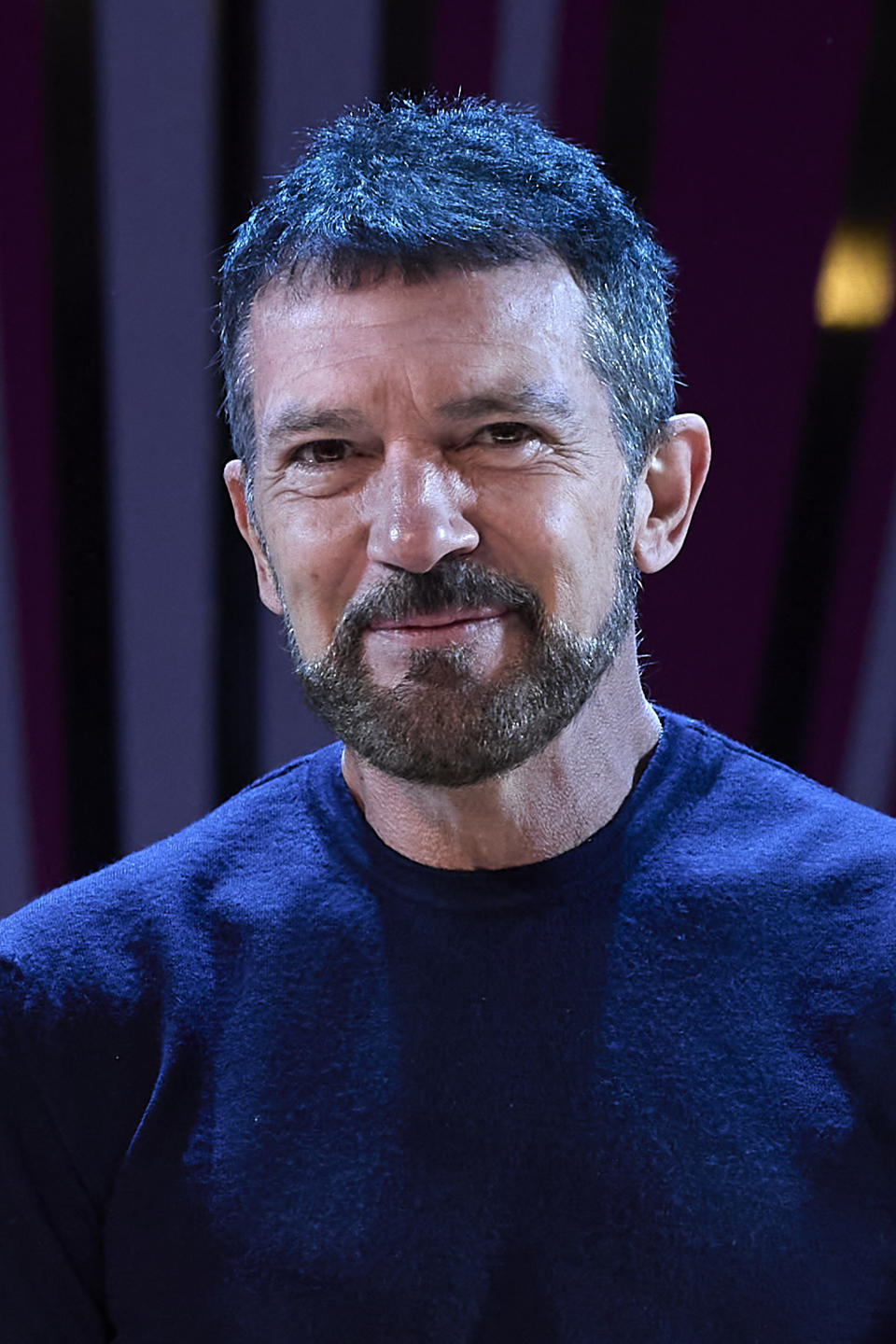 Antonio Banderas presents "A Chorus Line" on October 7, 2021, at the Calderon Theatre