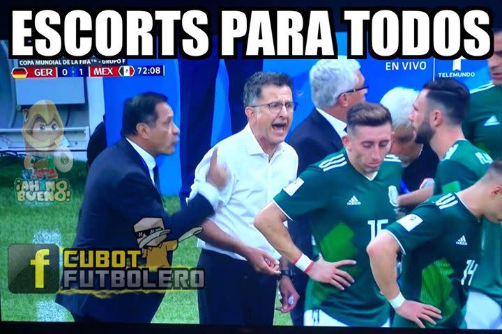 Memes Alemania vs México