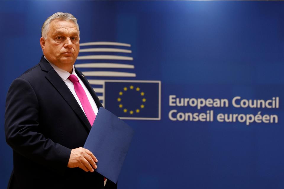The Hungarian prime minister Viktor Orban (Copyright 2023 The Associated Press. All rights reserved)