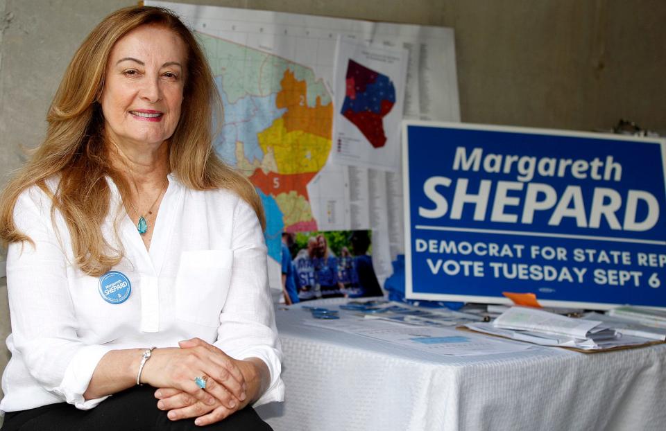 Margareth Shepard, who served two terms on the Framimgham City Council, is a candidate for the new 6th Middlesex District in the State House.