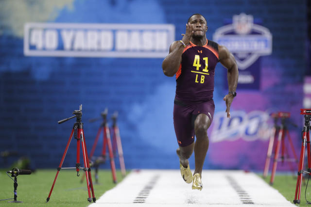 Devin White reflects on his blazing 40-yard dash at the NFL Scouting Combine