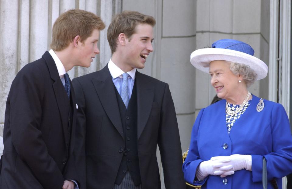 When she made Prince William and Prince Harry crack up.