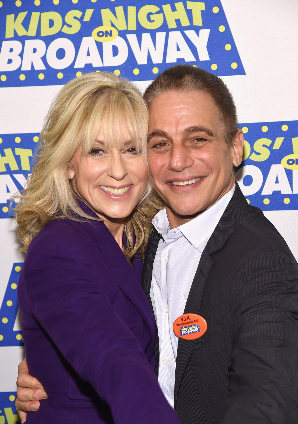 <p>Actors Tony Danza and Judith Light, former co-stars on "Who's The Boss?" attended the 2015 Kids' Night On Broadway Press Conference November 4, 2014 in New York City.&nbsp;</p>