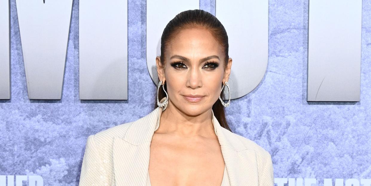 los angeles, california may 10 jennifer lopez attends the mother los angeles premiere event at westwood village on may 10, 2023 in los angeles, california photo by andrew tothgetty images for netflix