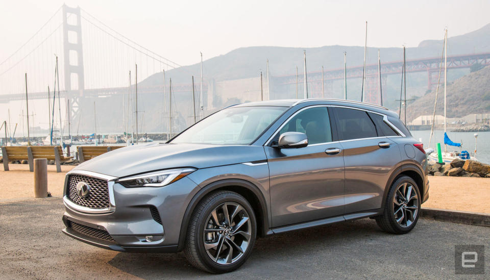 When Infiniti announced that the QX50's turbocharged inline four-cylinder