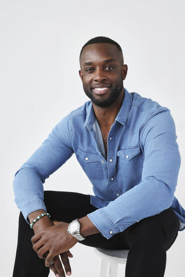 Aaron Bryant made a splash on 'The Bachelorette' first.<p>ABC/Ricky Middlesworth</p>