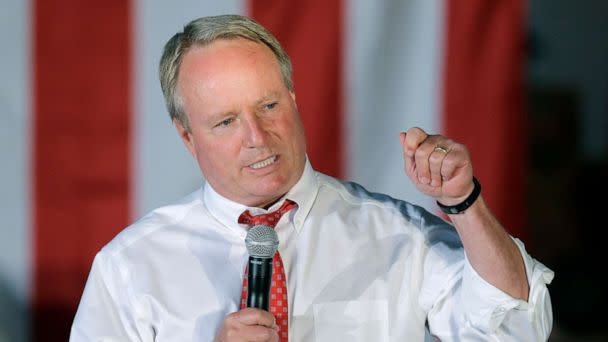 PHOTO: In this Sept. 29, 2014, file photo, Rep. Dave Joyce speaks at a GOP Get Out the Vote rally in Independence, Ohio. (Mark Duncan/AP, FILE)