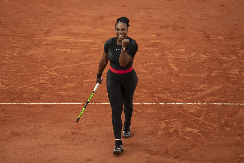 Serena Williams at the 2018 French Open. (Photo: Xin Li/Getty Images)