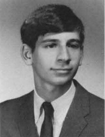 Fall River native Ken Littman is seen in his 1969 B.M.C. Durfee High School yearbook photo.