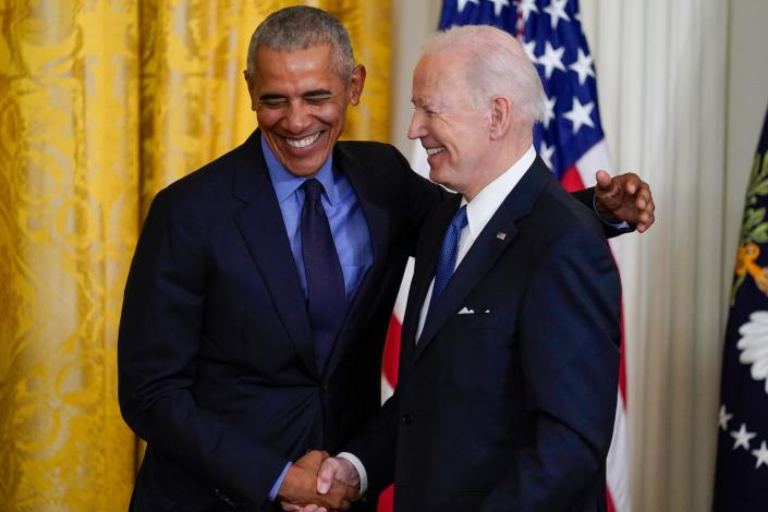 Obama predicts that Biden will have a smooth glide to the 2024 Democratic presidential nomination: 'I think the Democratic Party is unified' - Yahoo News