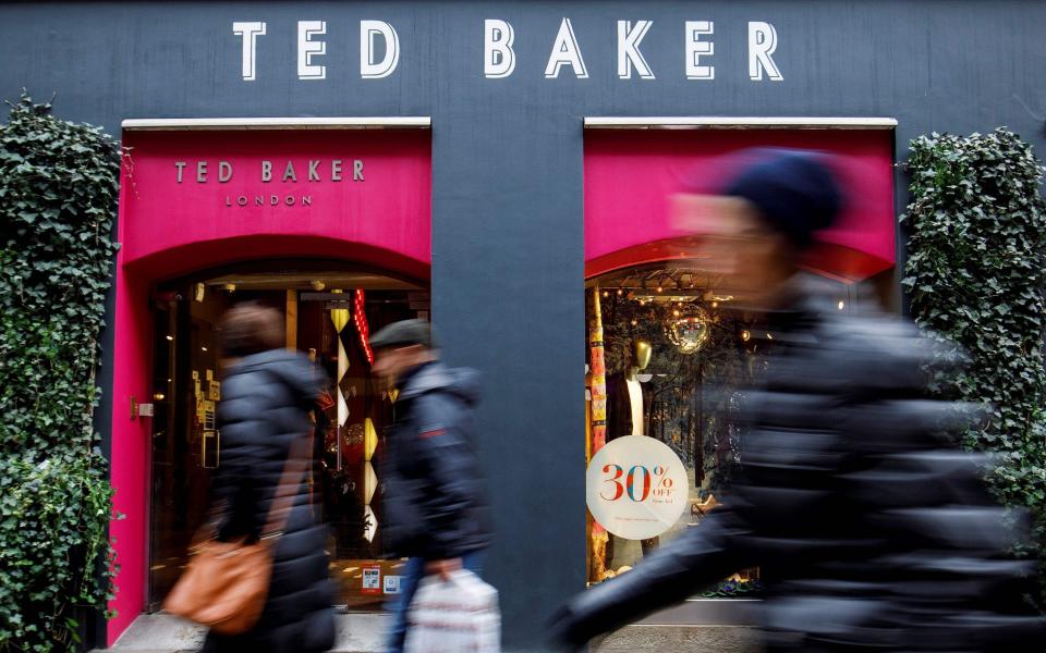 Ted Baker retail fashion - Tolga Akmen / AFP