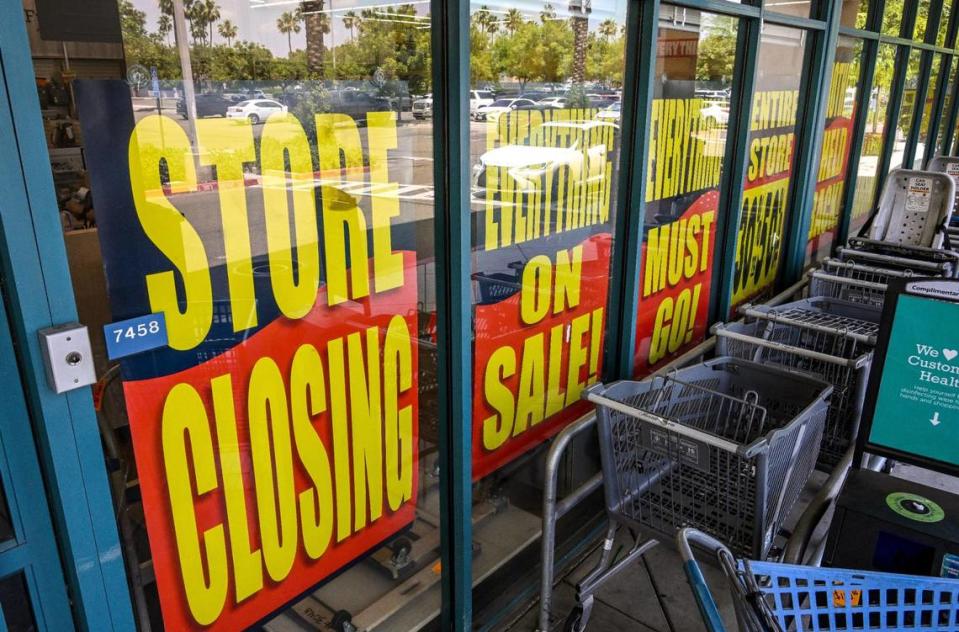 Retailer buybuyBABY is slated to close its store in River Park in Fresno, California. Photographed Thursday, June 8, 2023.