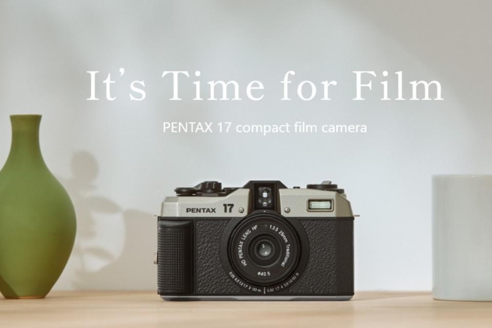 PENTAX菲林相機計畫第一款產品，以半格片幅成像系統加上現代電子化技術的PENTAX 17