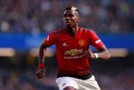 Soccer Football - Premier League - Chelsea v Manchester United - Stamford Bridge, London, Britain - October 20, 2018 Manchester United's Paul Pogba in action Action Images via Reuters/Andrew Couldridge