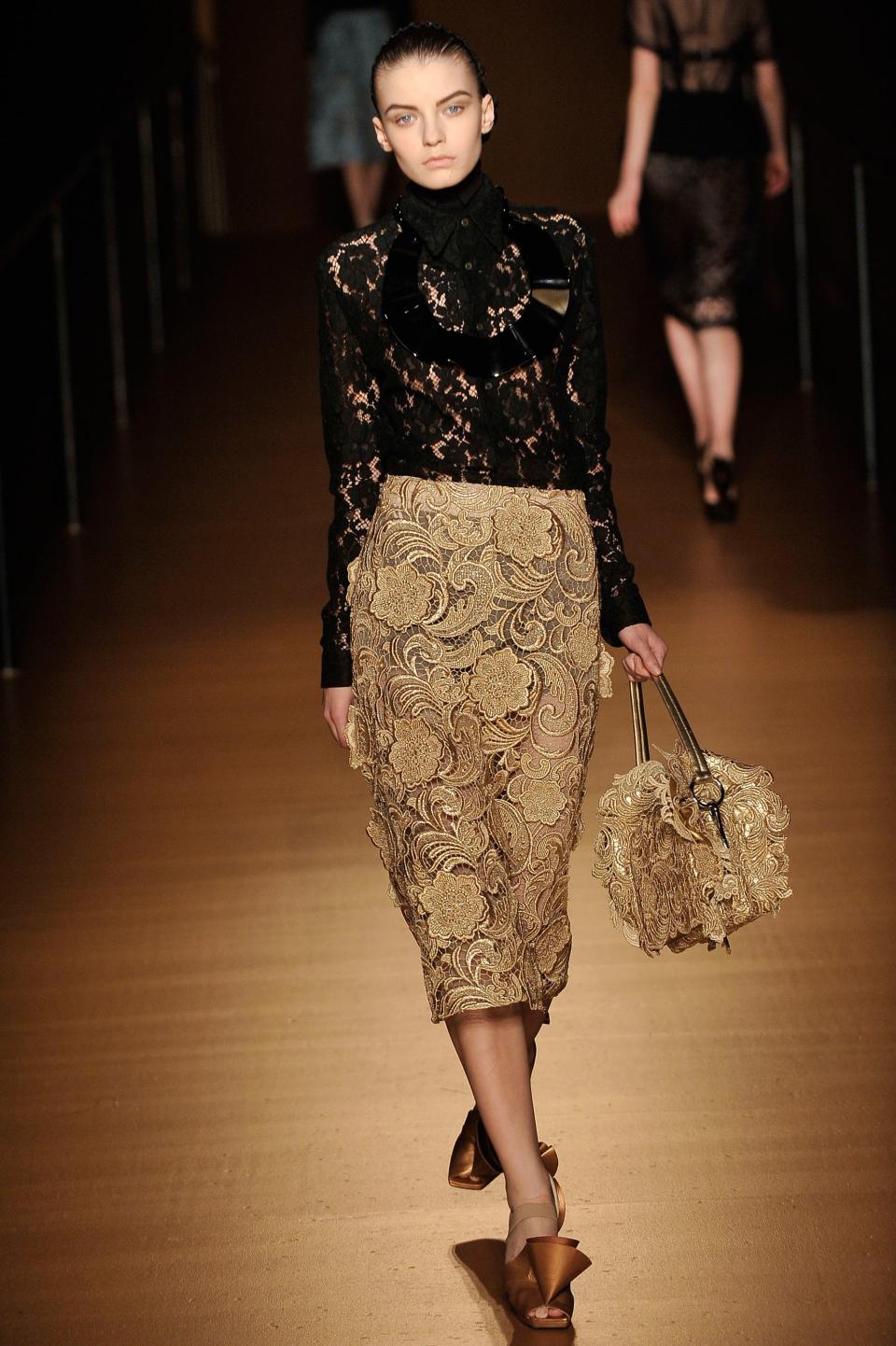 Miuccia Prada has a very strong opinion on whether you can wear black and brown together, like, 20 years strong.