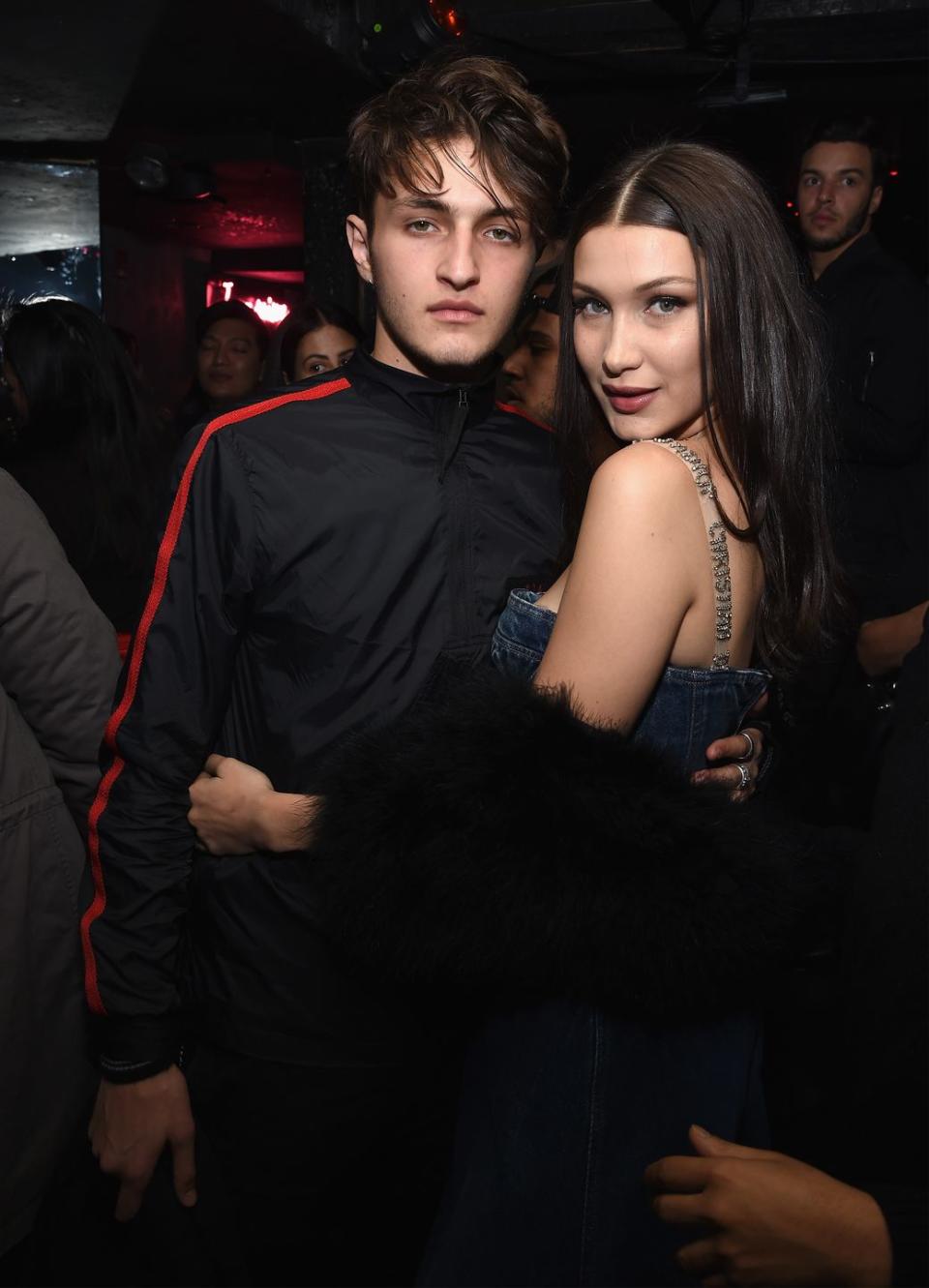 Bella and Anwar Hadid