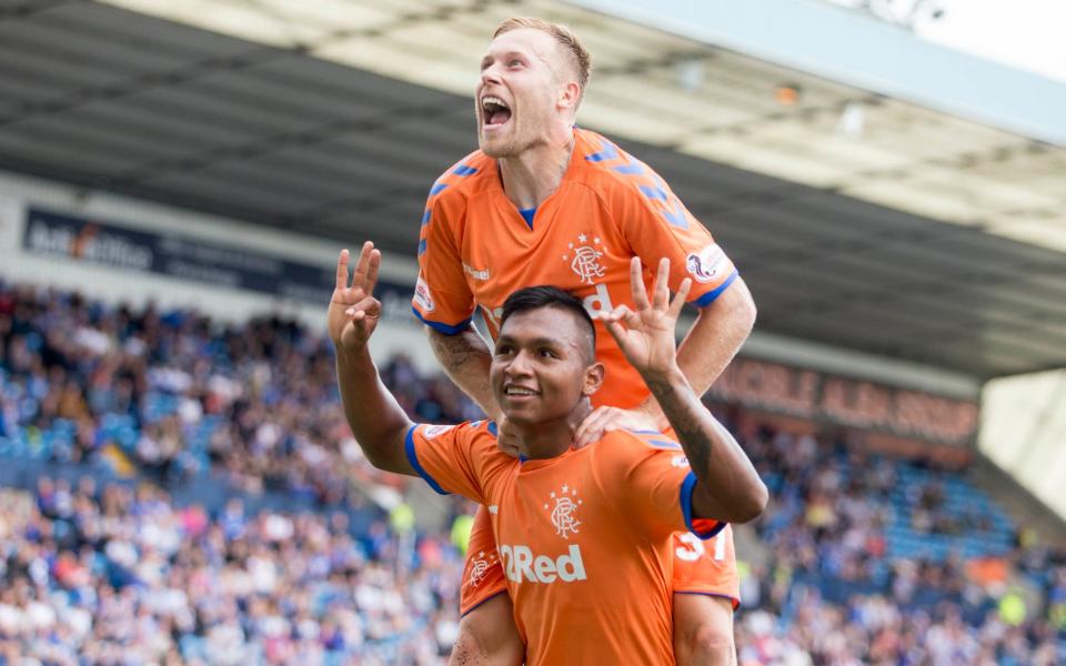 Alfredo Morelos' hat-trick was the difference for Rangers - PA