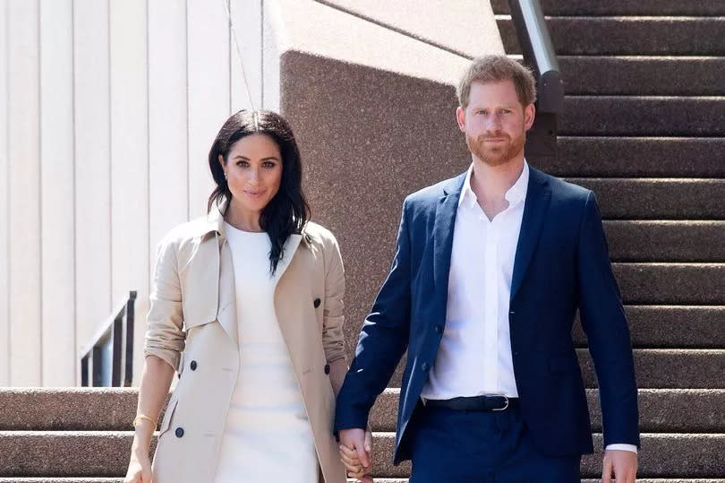 Prince Harry and Meghan Markle in Sydney in 2018